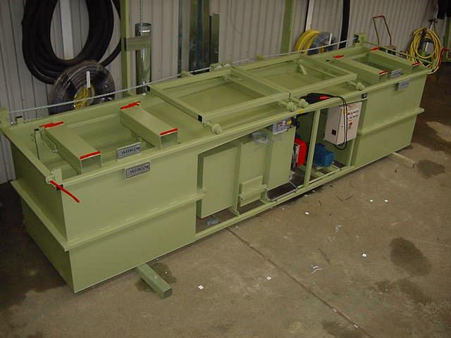 Bin with fork-lift frame (Hot water treatment)